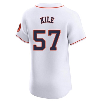 Elite Houston Astros Darryl Kile Home Jersey - White