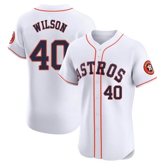 Elite Houston Astros Don Wilson Home Jersey - White