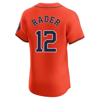 Elite Houston Astros Doug Rader Alternate Vapor Premier Jersey - Orange