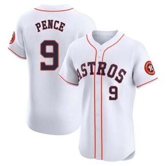 Elite Houston Astros Hunter Pence Home Jersey - White