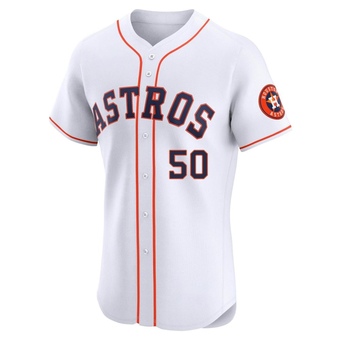 Elite Houston Astros J.R. Richard Home Jersey - White