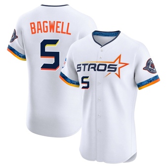 Elite Houston Astros Jeff Bagwell 2025 City Connect Jersey - White