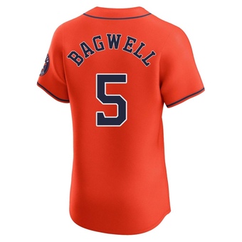 Elite Houston Astros Jeff Bagwell Alternate Vapor Premier Jersey - Orange