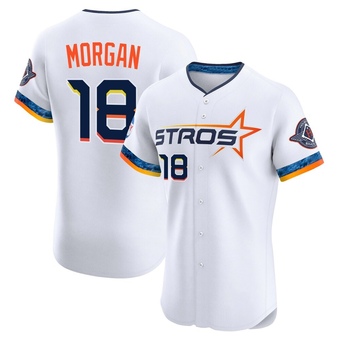 Elite Houston Astros Joe Morgan 2025 City Connect Jersey - White