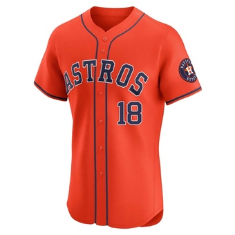 Elite Houston Astros Joe Morgan Alternate Vapor Premier Jersey - Orange