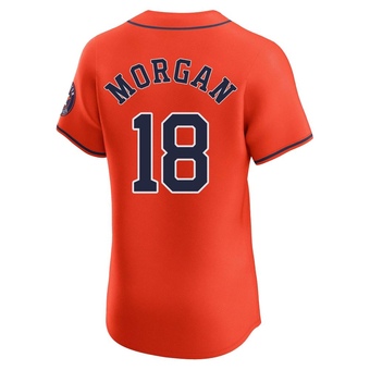 Elite Houston Astros Joe Morgan Alternate Vapor Premier Jersey - Orange