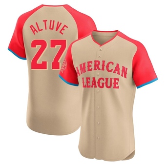 Elite Houston Astros Jose Altuve American League 2024 All-Star Game Jersey - Cream