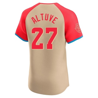 Elite Houston Astros Jose Altuve American League 2024 All-Star Game Jersey - Cream