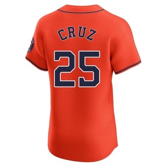 Elite Houston Astros Jose Cruz Jr. Alternate Vapor Premier Jersey - Orange