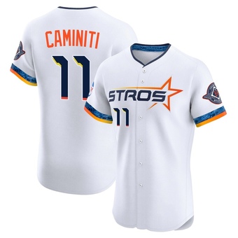 Elite Houston Astros Ken Caminiti 2025 City Connect Jersey - White
