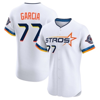 Elite Houston Astros Luis Garcia 2025 City Connect Jersey - White