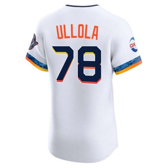 Elite Houston Astros Miguel Ullola 2025 City Connect Jersey - White