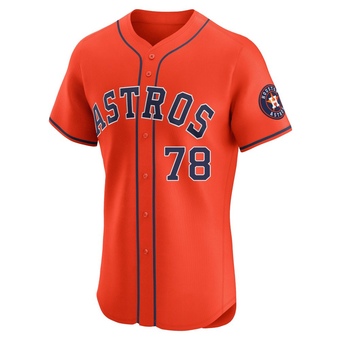 Elite Houston Astros Miguel Ullola Alternate Vapor Premier Jersey - Orange