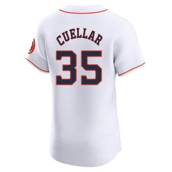 Elite Houston Astros Mike Cuellar Home Jersey - White