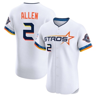 Elite Houston Astros Nick Allen 2025 City Connect Jersey - White