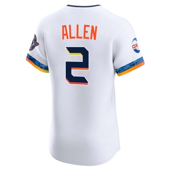 Elite Houston Astros Nick Allen 2025 City Connect Jersey - White