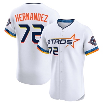 Elite Houston Astros Nick Hernandez 2025 City Connect Jersey - White