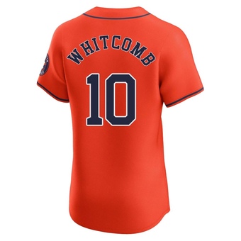 Elite Houston Astros Shay Whitcomb Alternate Vapor Premier Jersey - Orange