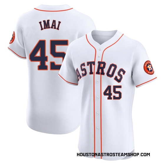 Elite Houston Astros Tatsuya Imai Home Jersey - White