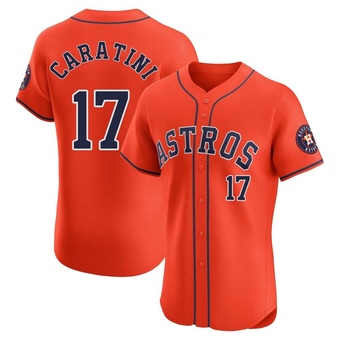 Elite Houston Astros Victor Caratini Alternate Vapor Premier Jersey - Orange