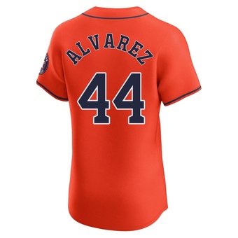 Elite Houston Astros Yordan Alvarez Alternate Vapor Premier Jersey - Orange