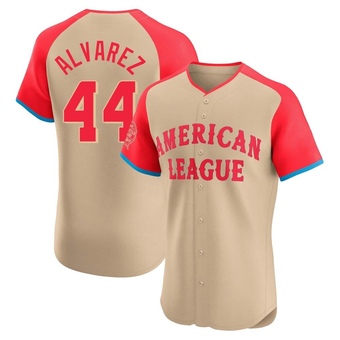 Elite Houston Astros Yordan Alvarez American League 2024 All-Star Game Jersey - Cream