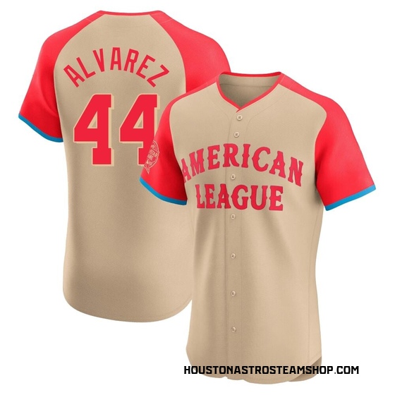 Elite Houston Astros Yordan Alvarez American League 2024 All-Star Game Jersey - Cream