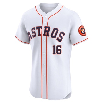 Elite Houston Astros Zach Cole Home Jersey - White