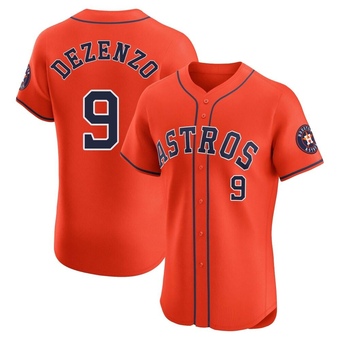 Elite Houston Astros Zach Dezenzo Alternate Vapor Premier Jersey - Orange