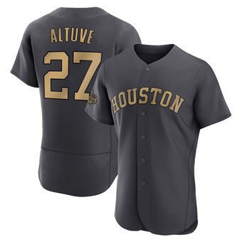 Game Houston Astros Jose Altuve Authentic 2022 All-Star Jersey - Charcoal