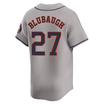 Limited Houston Astros AJ Blubaugh Away Jersey - Gray