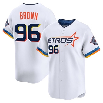 Limited Houston Astros Aaron Brown 2025 City Connect Jersey - White
