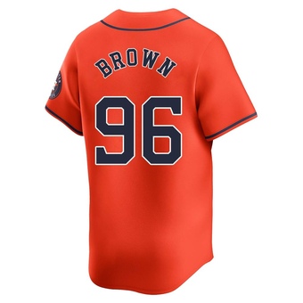 Limited Houston Astros Aaron Brown Alternate Jersey - Orange