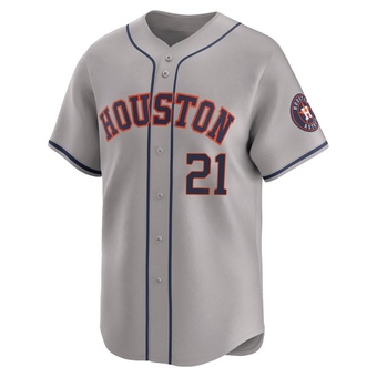 Limited Houston Astros Andy Pettitte Away Jersey - Gray