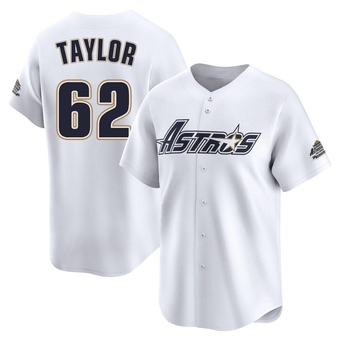 Limited Houston Astros Blake Taylor Throwback Cooperstown Collection Jersey - White