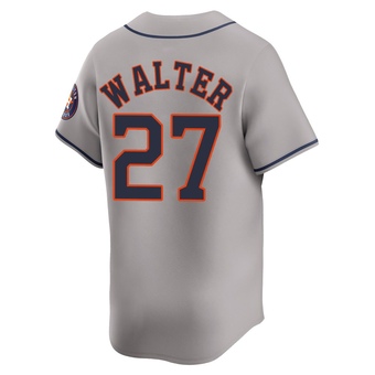 Limited Houston Astros Brandon Walter Away Jersey - Gray