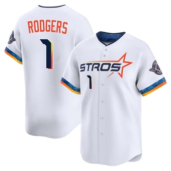 Limited Houston Astros Brendan Rodgers 2025 City Connect Jersey - White