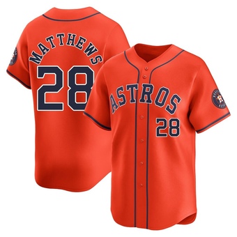 Limited Houston Astros Brice Matthews Alternate Jersey - Orange