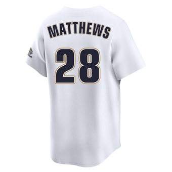 Limited Houston Astros Brice Matthews Throwback Cooperstown Collection Jersey - White