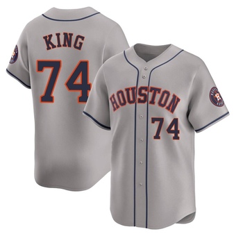 Limited Houston Astros Bryan King Away Jersey - Gray
