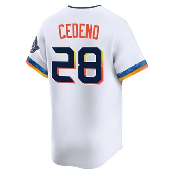 Limited Houston Astros Cesar Cedeno 2025 City Connect Jersey - White