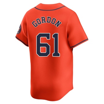 Limited Houston Astros Colton Gordon Alternate Jersey - Orange