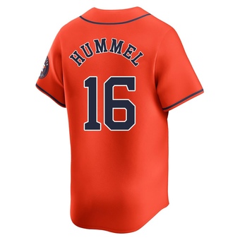 Limited Houston Astros Cooper Hummel Alternate Jersey - Orange