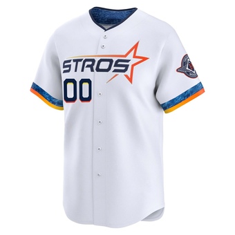 Limited Houston Astros Custom 2025 City Connect Jersey - White