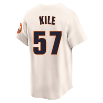 Limited Houston Astros Darryl Kile Throwback Cooperstown Collection Jersey - Cream