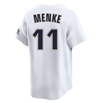 Limited Houston Astros Denis Menke Throwback Cooperstown Collection Jersey - White