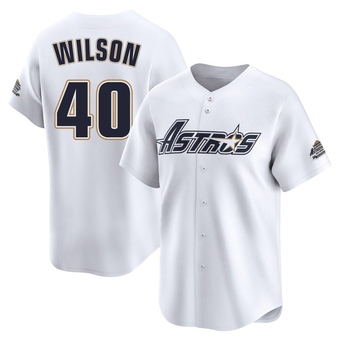 Limited Houston Astros Don Wilson Throwback Cooperstown Collection Jersey - White