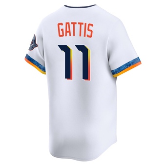 Limited Houston Astros Evan Gattis 2025 City Connect Jersey - White