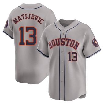 Limited Houston Astros J.J. Matijevic Away Jersey - Gray