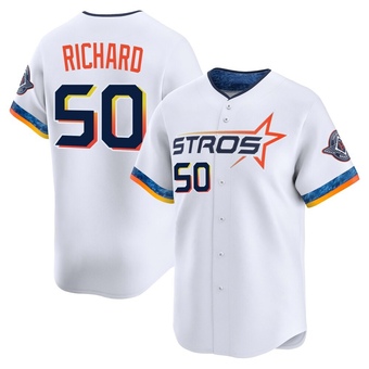 Limited Houston Astros J.R. Richard 2025 City Connect Jersey - White